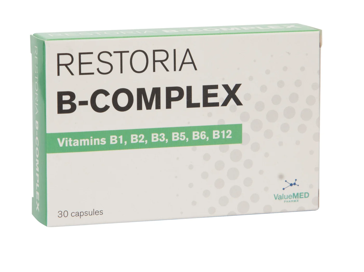Restoria B-Complex packaging