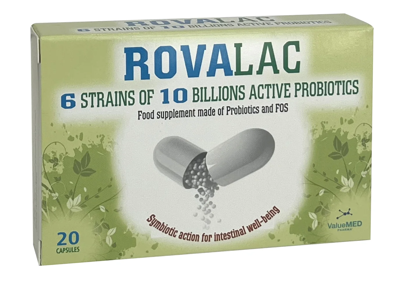 Rovalac Capsules packaging